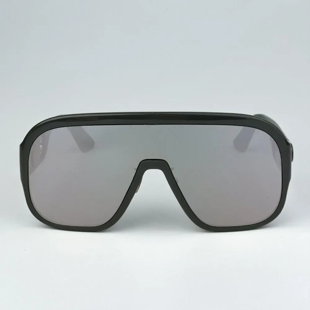 NEW Dior DIORBOBBYSPORT M1U 45A7 Grey Silver Mirror Unisex Mask Sunglasses
